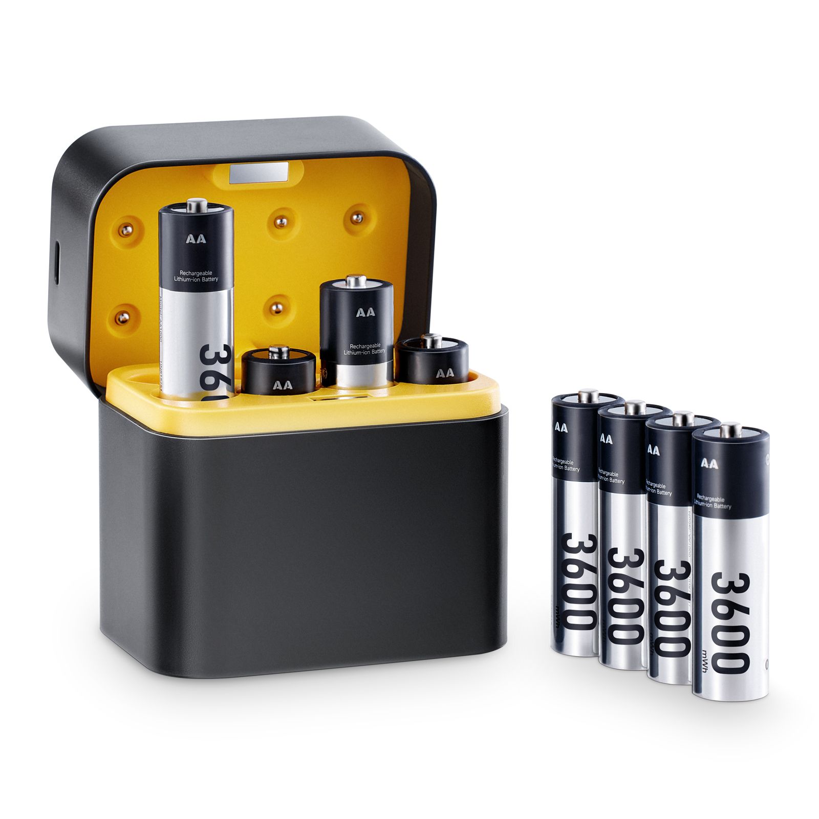 AA  Rechargeable Lithium-ion Battery Set